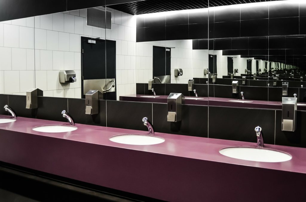 spotless restroom cleaning on every visit